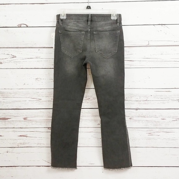 Free People black raw hem jeans size 25 nwt - Picture 2 of 6